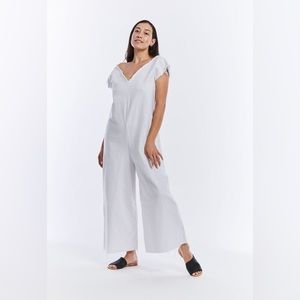 Miranda Bennett Studio White Denim Coverall